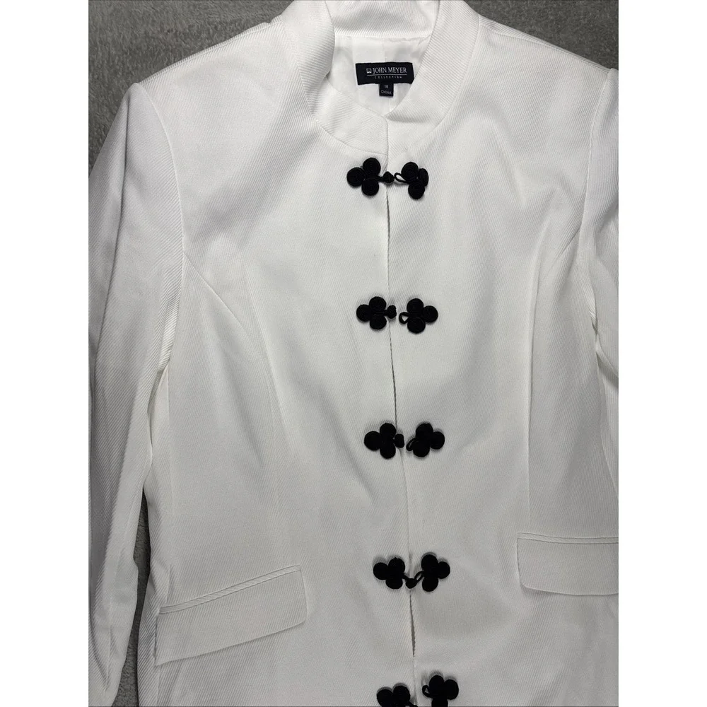 John Meyer Collection Collarless‎ Coat Cream Women's Size 18 New